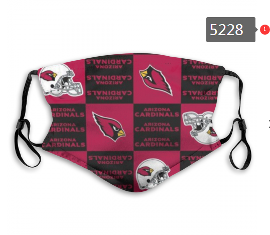 2020 NFL Arizona Cardinals #4 Dust mask with filter->nfl dust mask->Sports Accessory